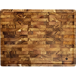 Hakblok van Teak Hout
