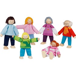 Goki Goki Flexible puppets Modern family H= 9 -11 cm