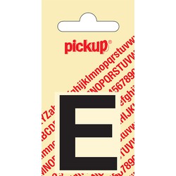 Plakletter Helvetica 40 mm zwart E - Pickup