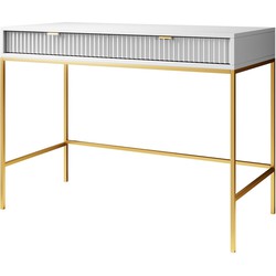 Meubella Kaptafel Navil 2 - Wit - 104 cm