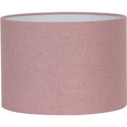 Light & Living - kap - Livigno - roze - textiel - Ø 20cm - E27 - 2220825