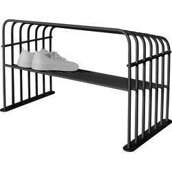 Spinder Design schoenenrek Grid 70 - Zwart - 7 paar schoenen