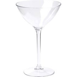Depa Cocktail glazen - 4x - transparant - onbreekbaar kunststof - 300 ml - Cocktailglazen
