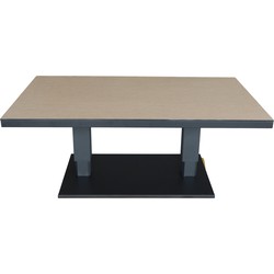 Sens-Line - Toscane lift table 150x90 - Verstelbare tafel - Grijs - Aluminium