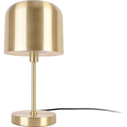 Tafellamp Capa - Metaal Geborsteld goud - Ø20x39,5cm