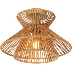 Wirio plafondlamp rokvormig naturel E27