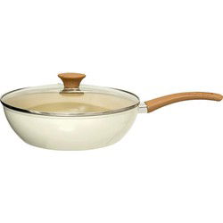 5Five Braad/wokpan - Alle warmtebronnen - Beige - D27 cm - aluminium - Wokpannen