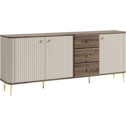 Meubella Dressoir Concorde - Beige - 200 cm