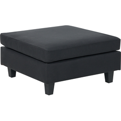 UNSTAD  - Hocker - Zwart - Polyester