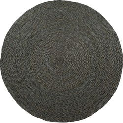 Rond vloerkleed Jute Groen