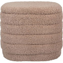 Pouf Cuddly Teddy Oval