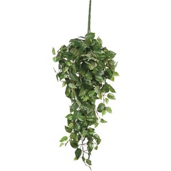 Mica Decorations Scindapsus Kunst Hangplant - L15 x B30 x H80 cm - Groen