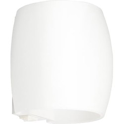 Moderne Glas Highlight Oyster G9 Wandlamp - Opaal