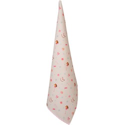 Clayre & Eef Theedoek  50x70 cm Beige Roze Katoen Hobbelpaard Keukenhanddoek