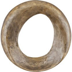 PTMD Wandpaneel Daweson - 70x7x70 cm - Aluminium - Messing