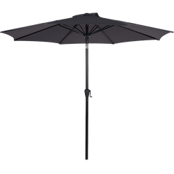 Jairo verstelbare parasol donkergrijs - Ø 3 meter