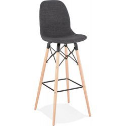 GALACTIK design barkruk 46x46x111 cm Grijs
