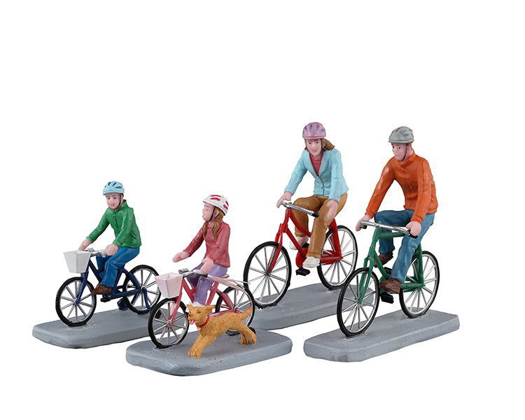 Family Bike Ride Set Of 4 - 