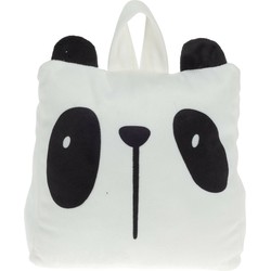 H&S Collection Deurstopper 1 kilo gewicht - kinderkamer - Panda - met lus van touw - 17 x 14 cm - Deurstoppers