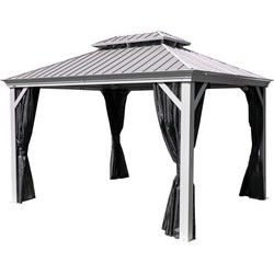 Sojag Paviljoen Pergola Messina 483x363 cm - Champagnekleurig