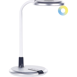 Beliani COLUMBA - Bureaulamp-Zilver-Synthetisch materiaal
