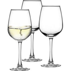 Uniglass Wijnglazen Elixir - 6x stuks - witte wijnglazen - 240 ml - Wijnglazen