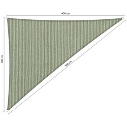 Shadow Comfort driehoek 3x4x5m Moonstone Green