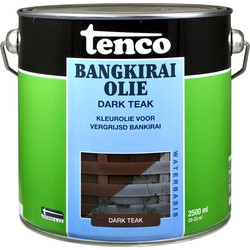 Bangkirai olie dark teak 2,5l verf/beits