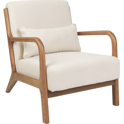 Beliani SKOVDE - Fauteuil-Beige-Polyester