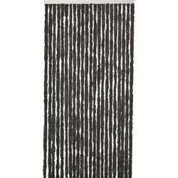 Vliegengordijn kattenstaart - zwart - 90 x 220 cm - deurgordijn - hor - Vliegengordijnen
