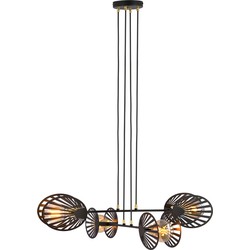 moderne hanglamp Benvenuti Zwart 4-lichts