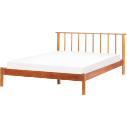 BARRET II  - Bed - Lichtbruin - 140 x 200 cm - Dennenhout