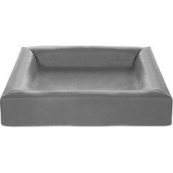 BIA BED KUNSTLEER HOES HONDENMAND GRIJS BIA-70 85X70X15 CM