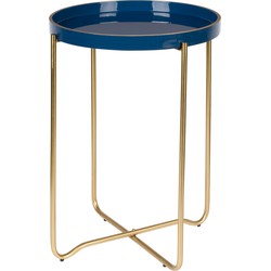 ANLI STYLE Side Table Celina Dark Blue