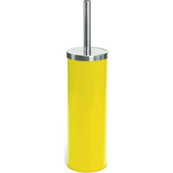 MSV Toiletborstel in houder/wc-borstel - metaal - appelgroen - 38 cm - Toiletborstels