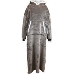 Unique Living - Hoodie Oversized Taupe -75x150cm