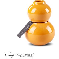 Villa Pottery  Gele vaas Barbapapa  - D7xH10