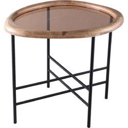 PTMD Salontafel Neelix - 61x50x53 cm - Hout - Naturel
