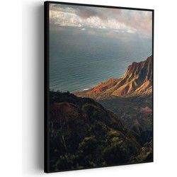 Muurwerken Akoestisch Schilderij - Dromen in Hawaii - Geluidsdempend Wandpaneel - Wanddecoratie - Geluidsisolatie - BASIC (AW 0.65) S (50X70)