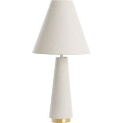 Light & Living - tafellamp - Devia - beige - textiel - schemerlamp - E27 - 1891543