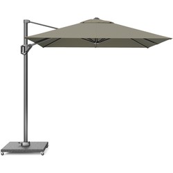 Voyager T1 250x250 cm taupe zweefparasol zonwering