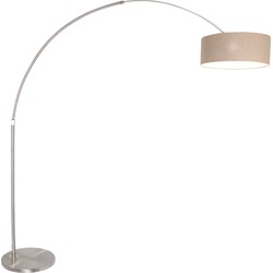 Moderne Vloerlamp Polaris Grijs