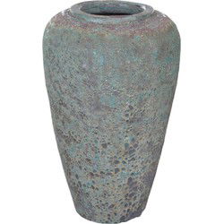 PTMD Bloempot Jossilyn - 58x58x95 cm - Keramiek - Groen