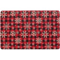 Unique Living - Placemat Ice Crystal 30x45cm Red