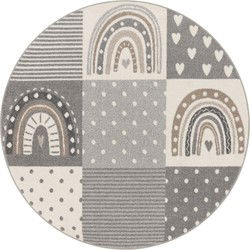 Kinderkamer Vloerkleed - Ninaro - Grijs - 200x280 cm