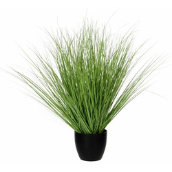 Mica Decorations - gras kunstplant - groen - H68 x D50 cm - Kunstplanten