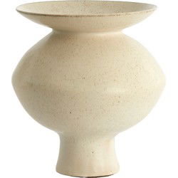 Light&living Vaas deco Ø31x33,5 cm AJUDA mat crème-zand