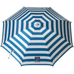 Atosa Design parasol - Maritiem blauw/wit - D240 x H200 cm - zomer/strand - 8 vlakken - Parasols