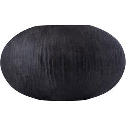 PTMD Bloempot Jowad - 52x15x32 cm - Aluminium - Grijs