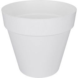2 stuks - Bloempot Loft urban rond 20 wit
